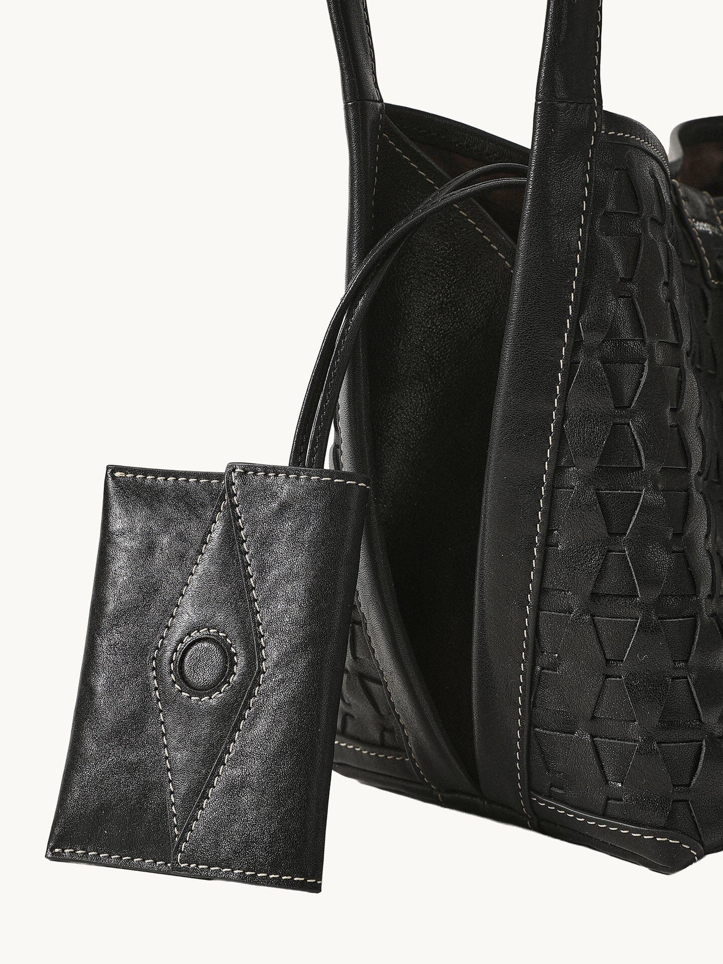 Lattice Bucket Bag - Image 9