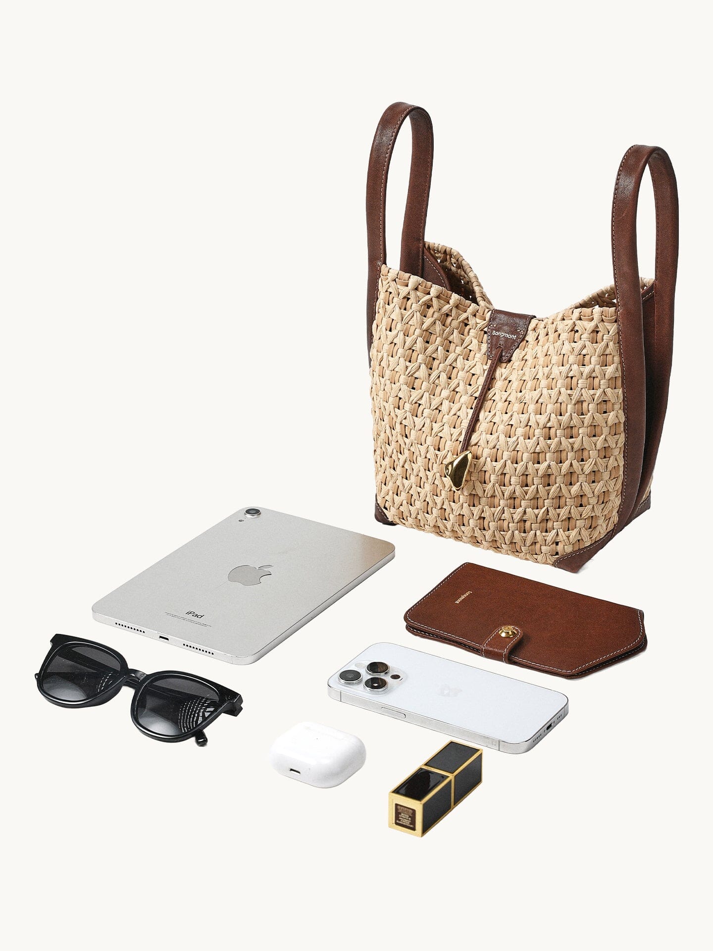 Lattice Bucket Bag - Image 11