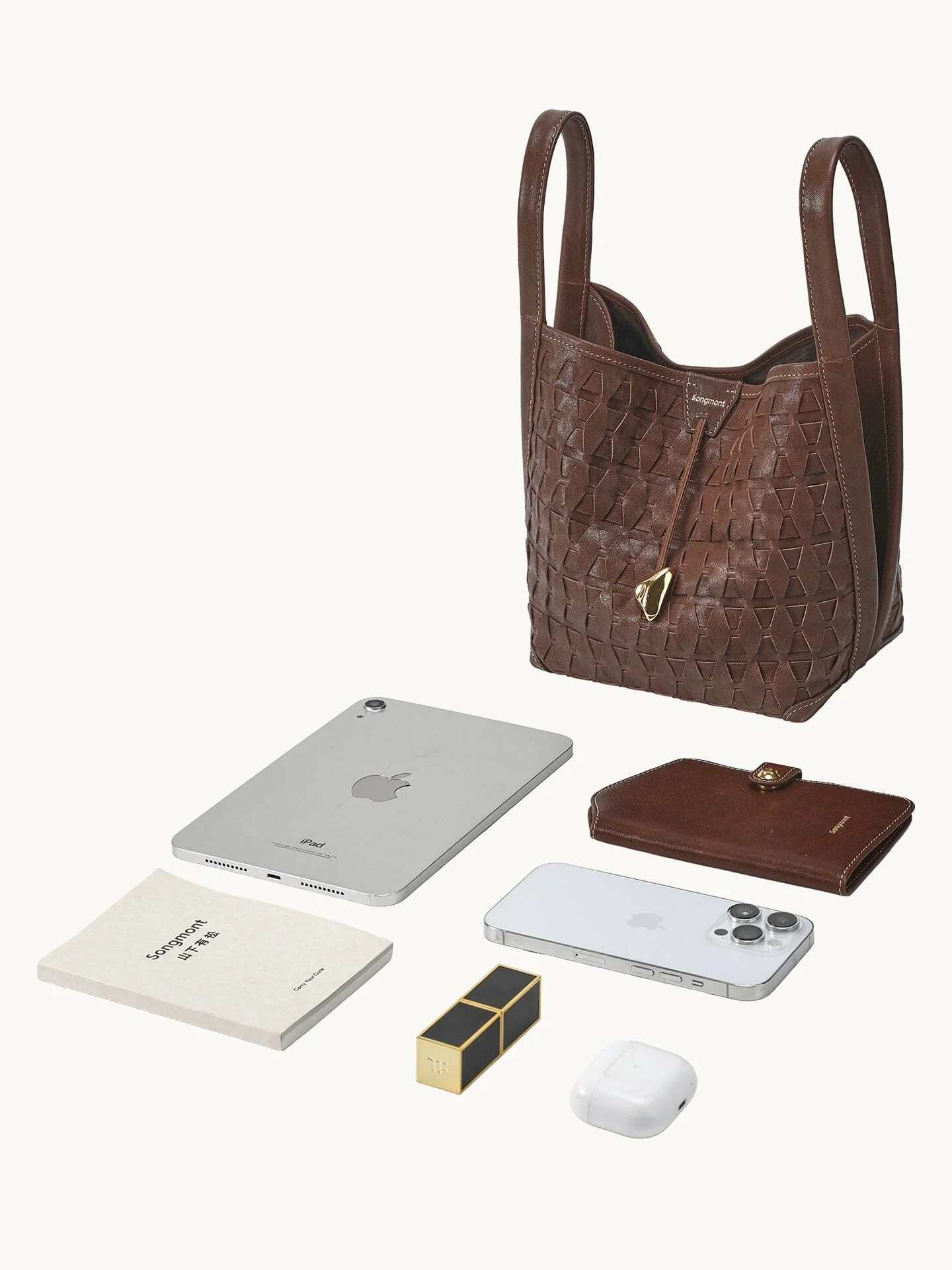 Lattice Bucket Bag - Image 11