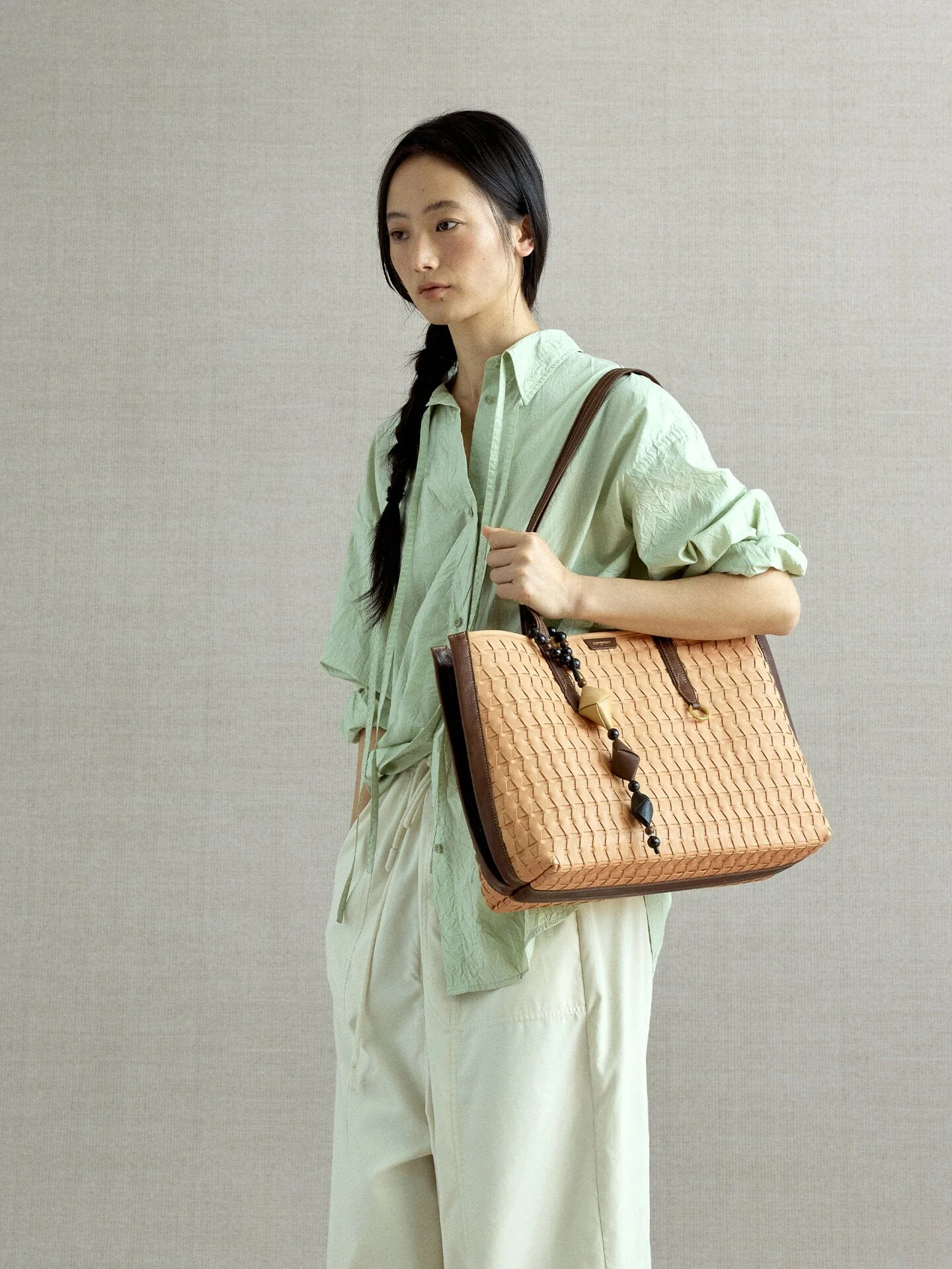 Medium Lattice Tote - Image 2
