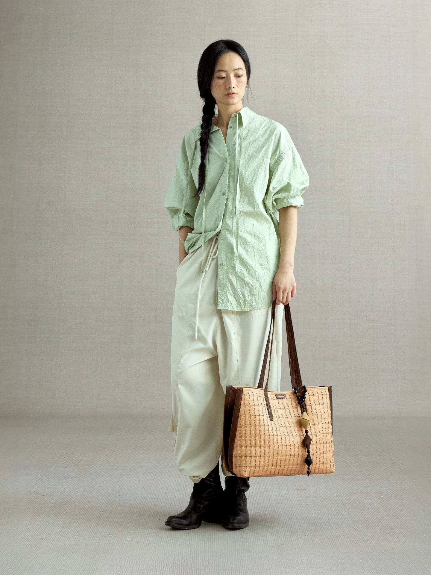 Medium Lattice Tote - Image 3